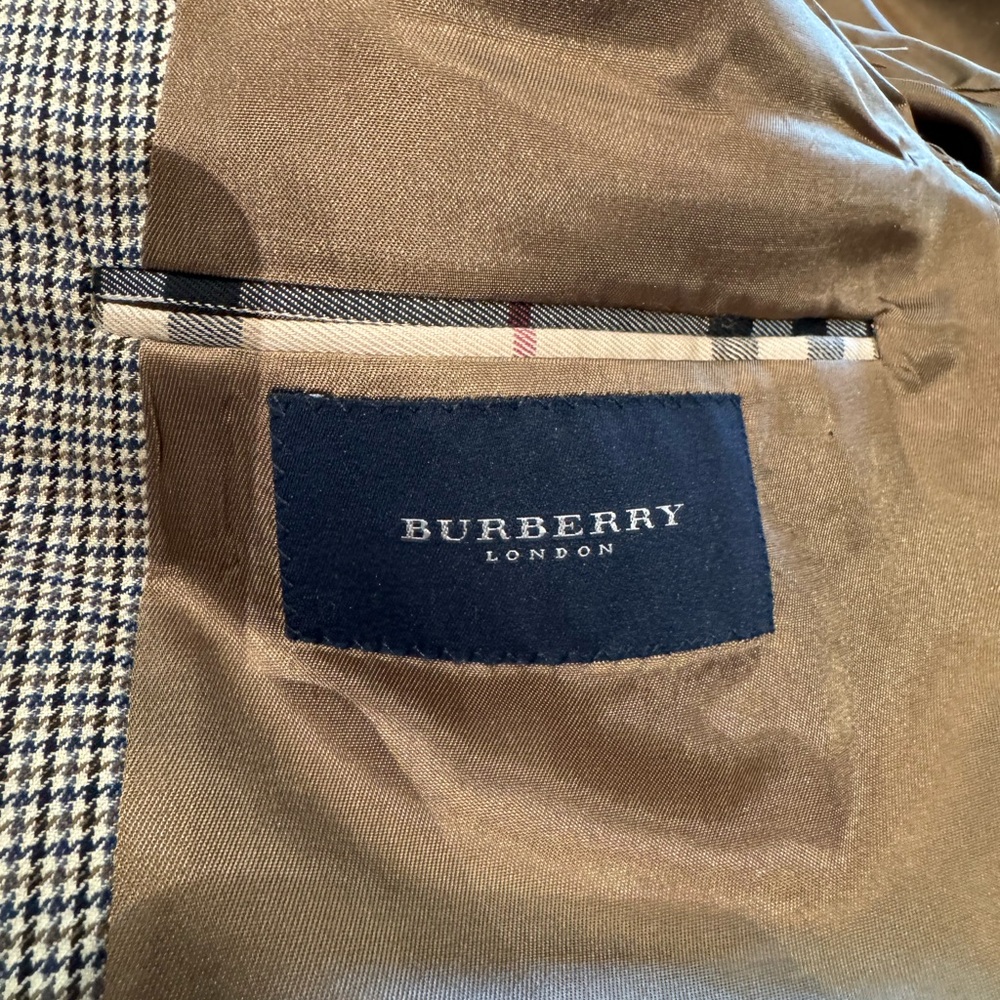 Vintage Burberry Men’s Jacket or Blazer, Size 44 Reg.
